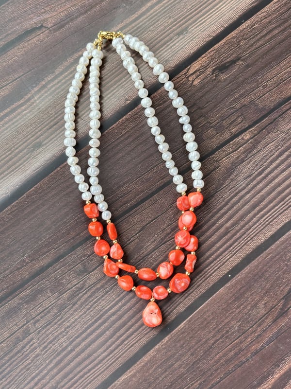 Layered Pearl Necklace