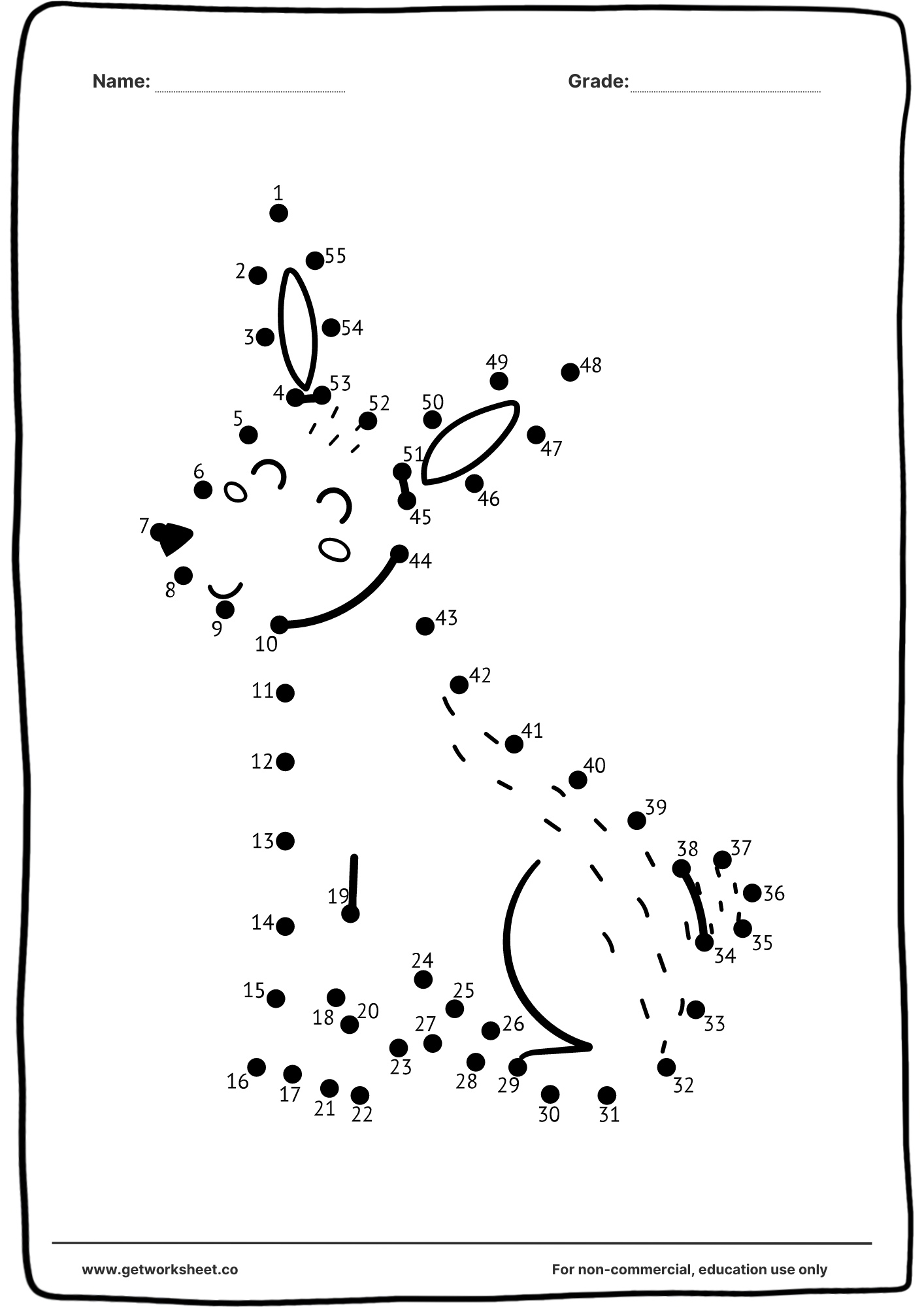 Free connect the dots printable worksheets Worksheets | Get worksheet free-connect-the-dots-printable-worksheets-worksheets-get-worksheet