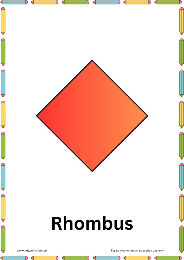 Free shapes flashcards – free printable worksheets preview