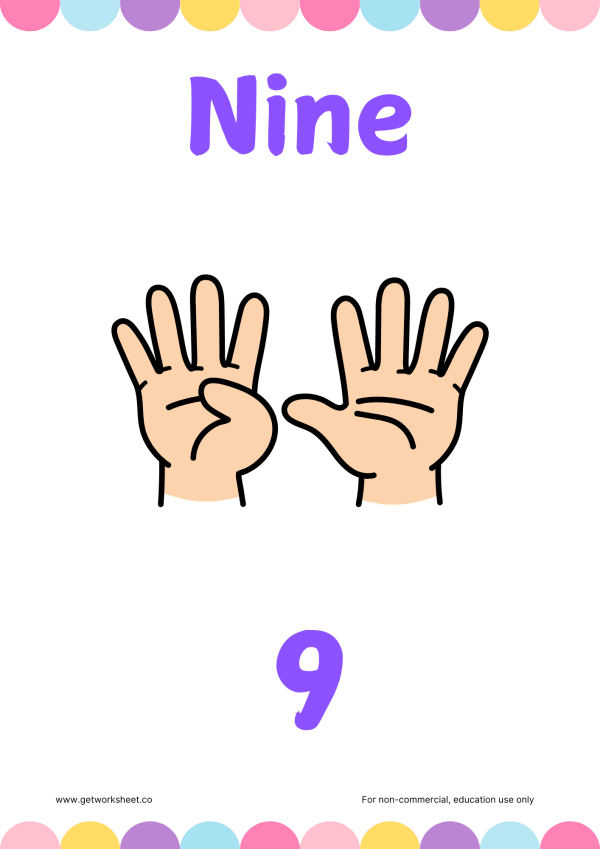 Free number flashcards – free printable worksheets preview