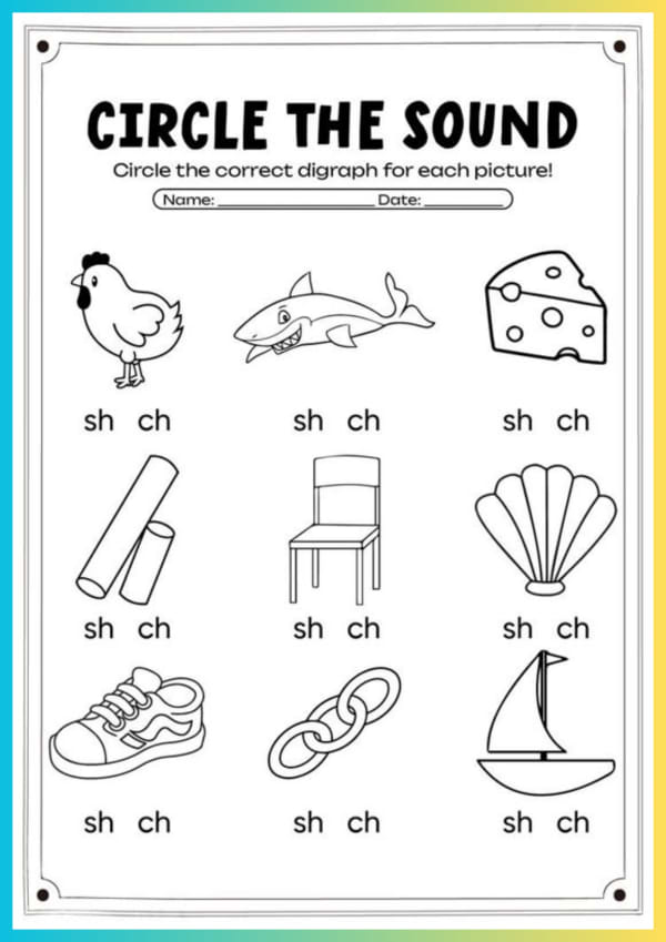 Free phonics worksheets – free printable worksheets preview