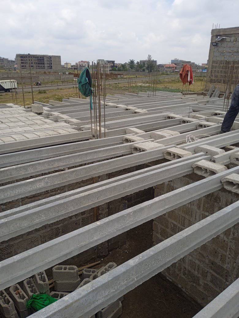 Prestressed T-Beam with Infill Block