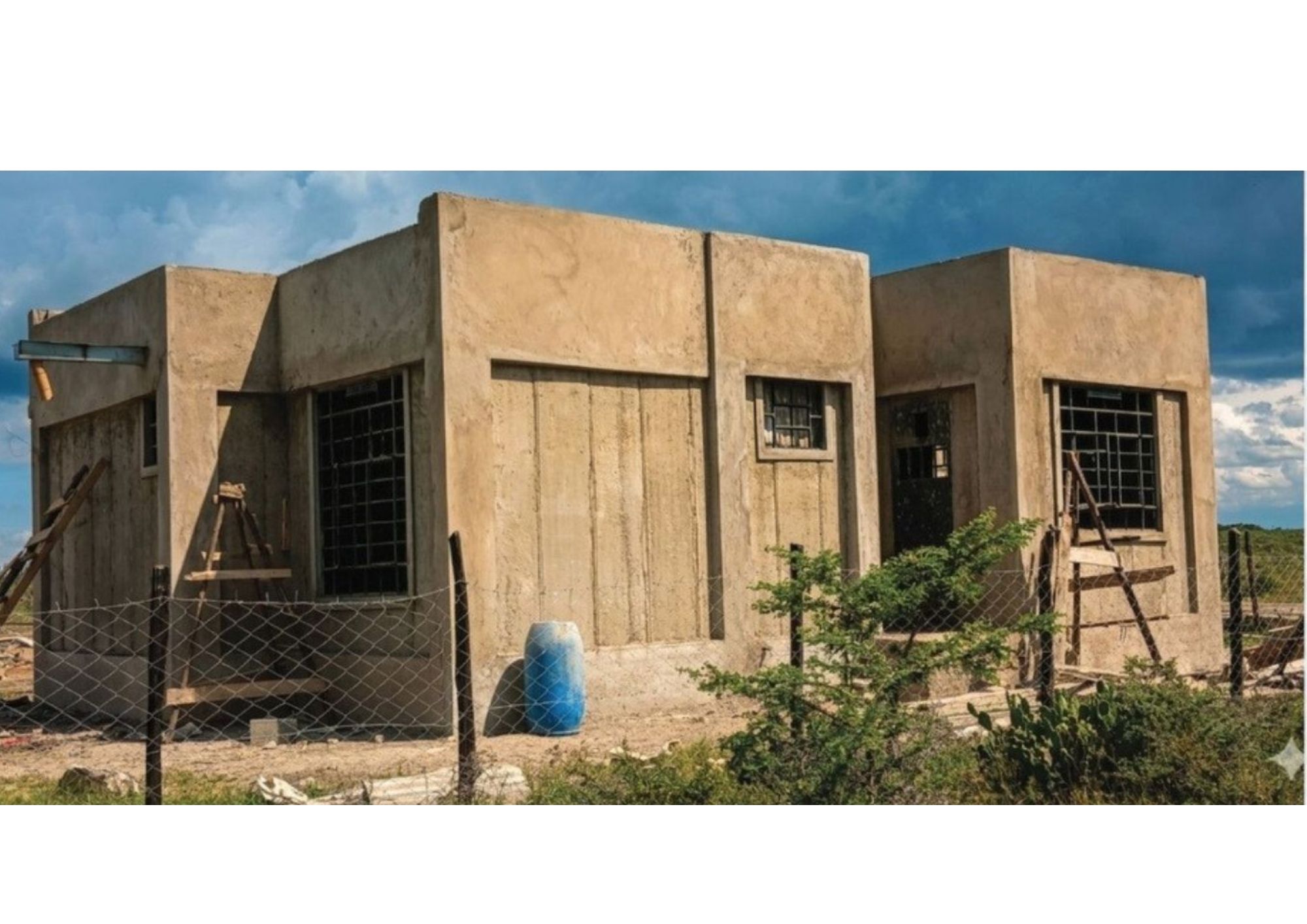 2 Bedroom Hidden Roof fully Precast