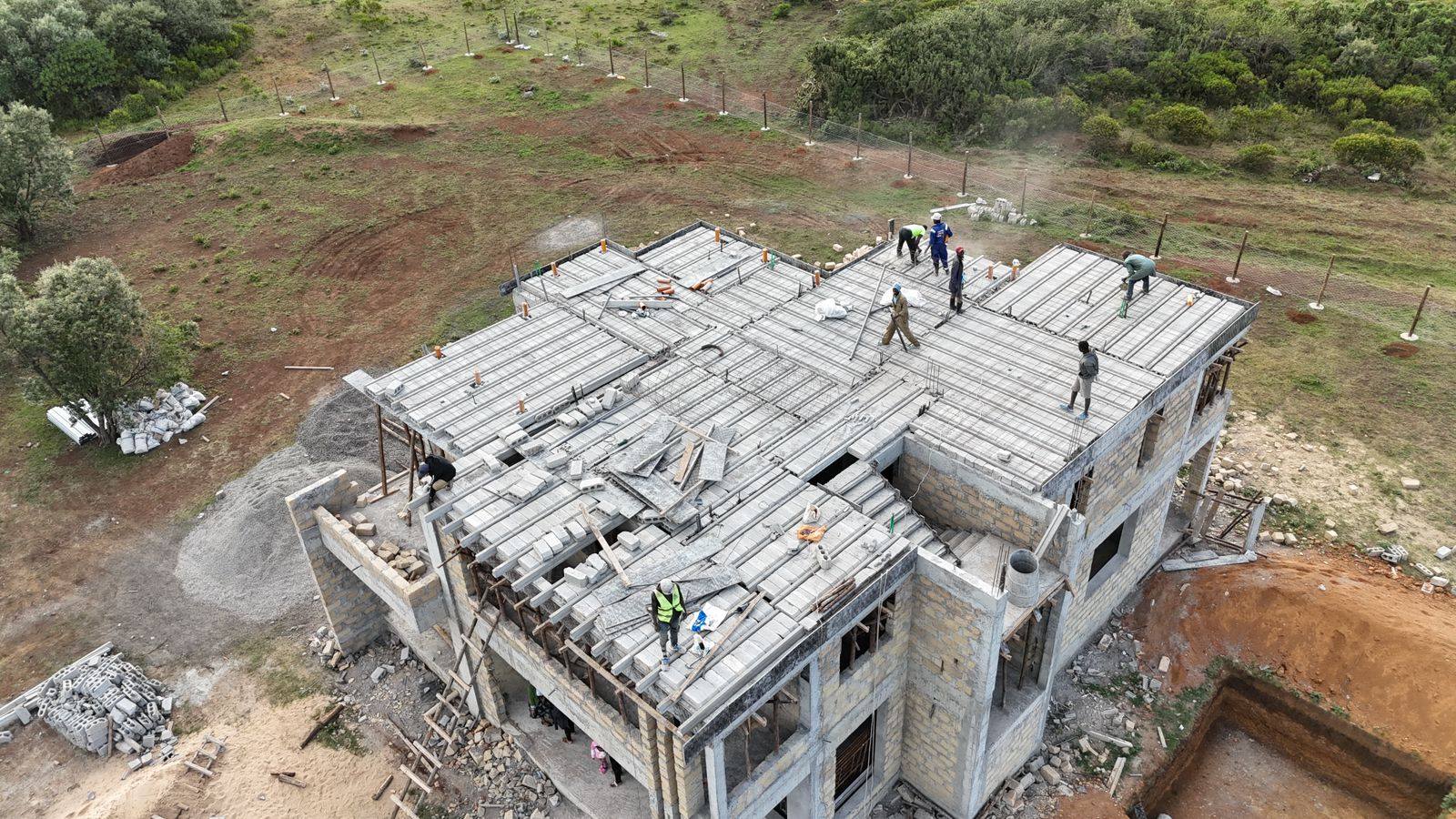 Beam and Blocks Slab application on this Mansionate