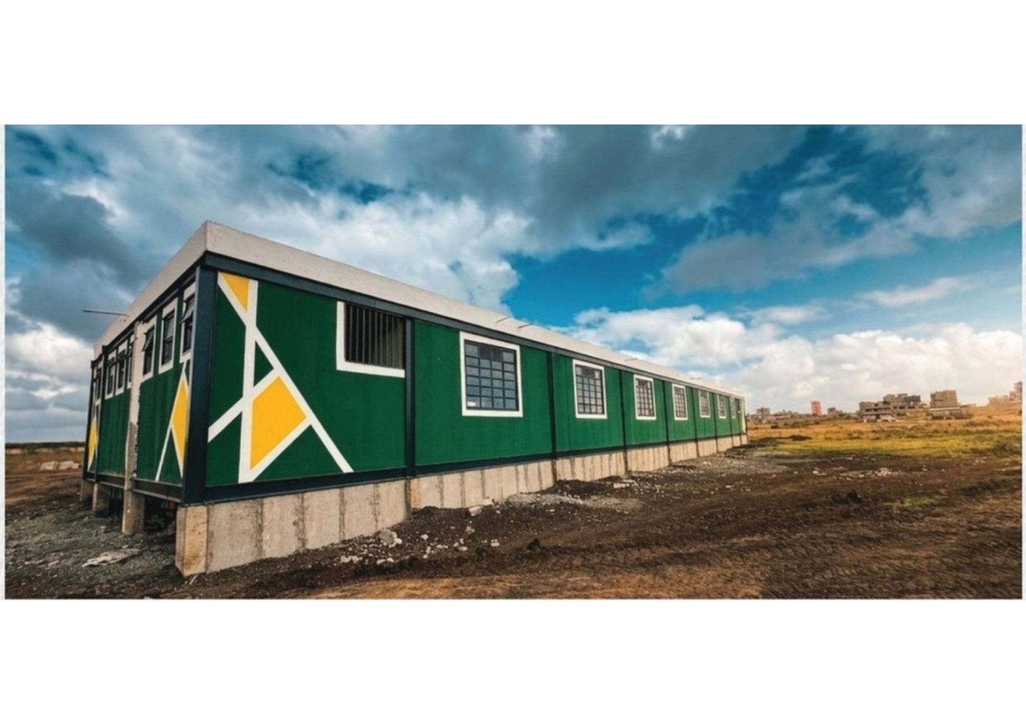 Classes constructed using Pre-cast Panels fully functional using 2.7m Panels