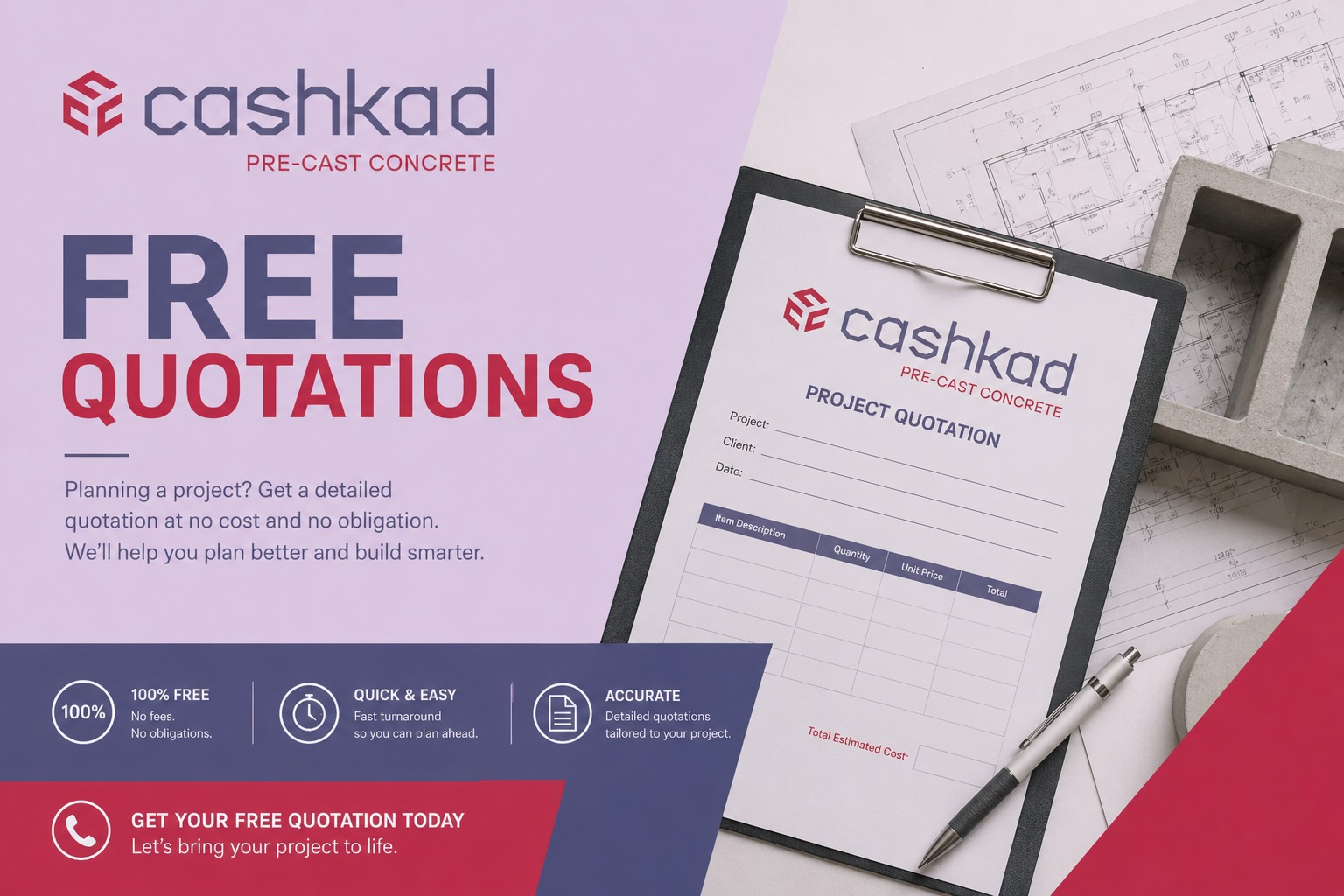 Get free quotes from your shared Architectural drawings