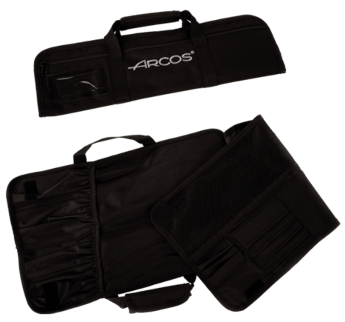 Manta porta cuchillos Arcos · funda enrollable para 4 piezas