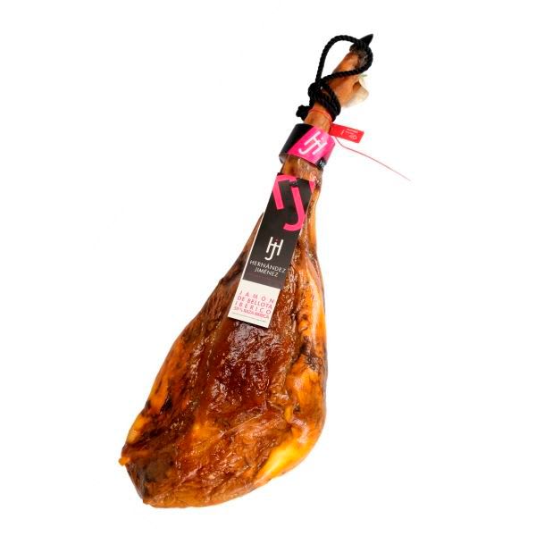 Jamón de bellota ibérico 50% raza ibérica · Hernández Jiménez · Guijuelo