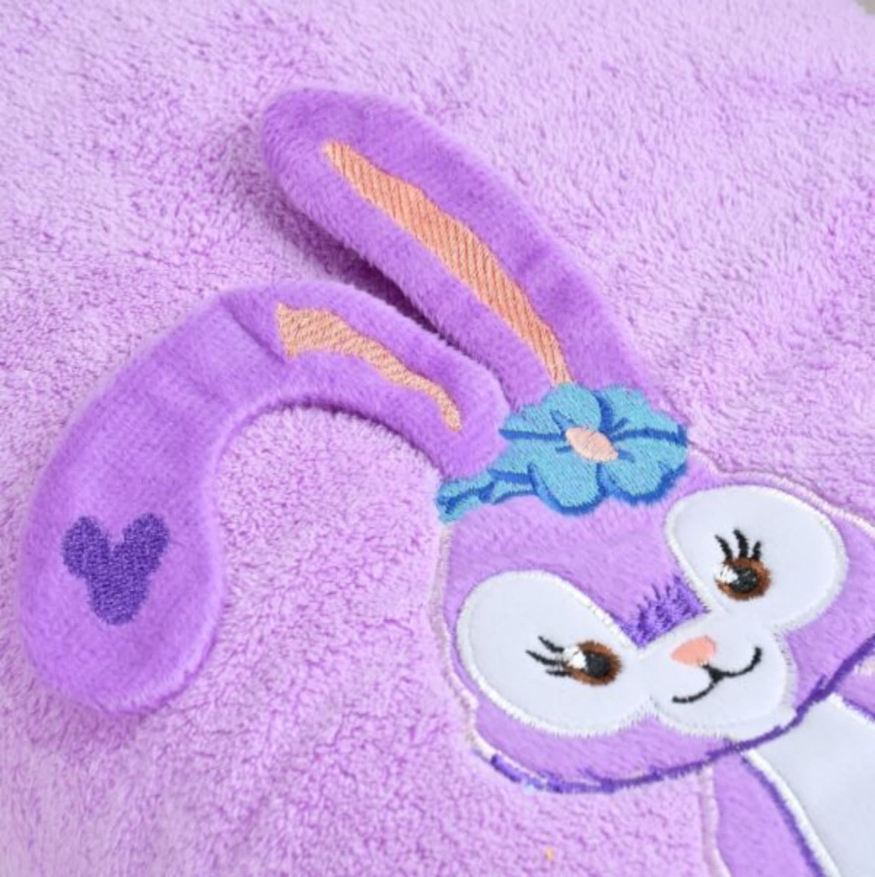 aroma-towels-microfiber-kids-bath-towels-quick-dry-super-absorbent-super-soft-bath-towel-for-babies-toddler-baby-towel-for-boys-and-girls-purple-close-up