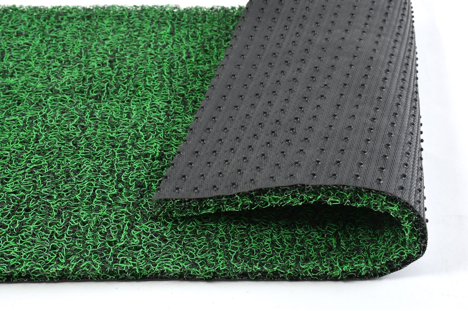 all-weather-pvc-pro-anti-skid-water-resistant-green-doormat-for-indoor-and-outdoor-16x24-inch-aroma-towels-side
