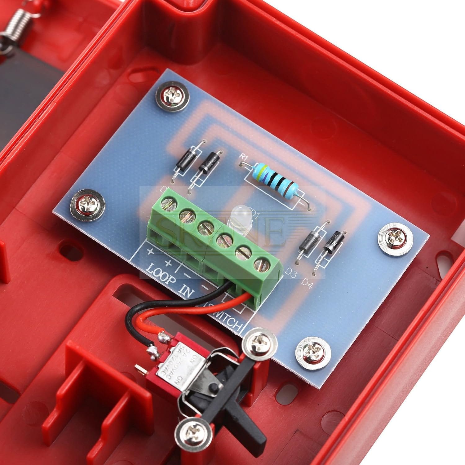 UHPPOTE Wired Emergency Fire Alarm Station 9-28VDC Conventional Dual Action Manual Call Point