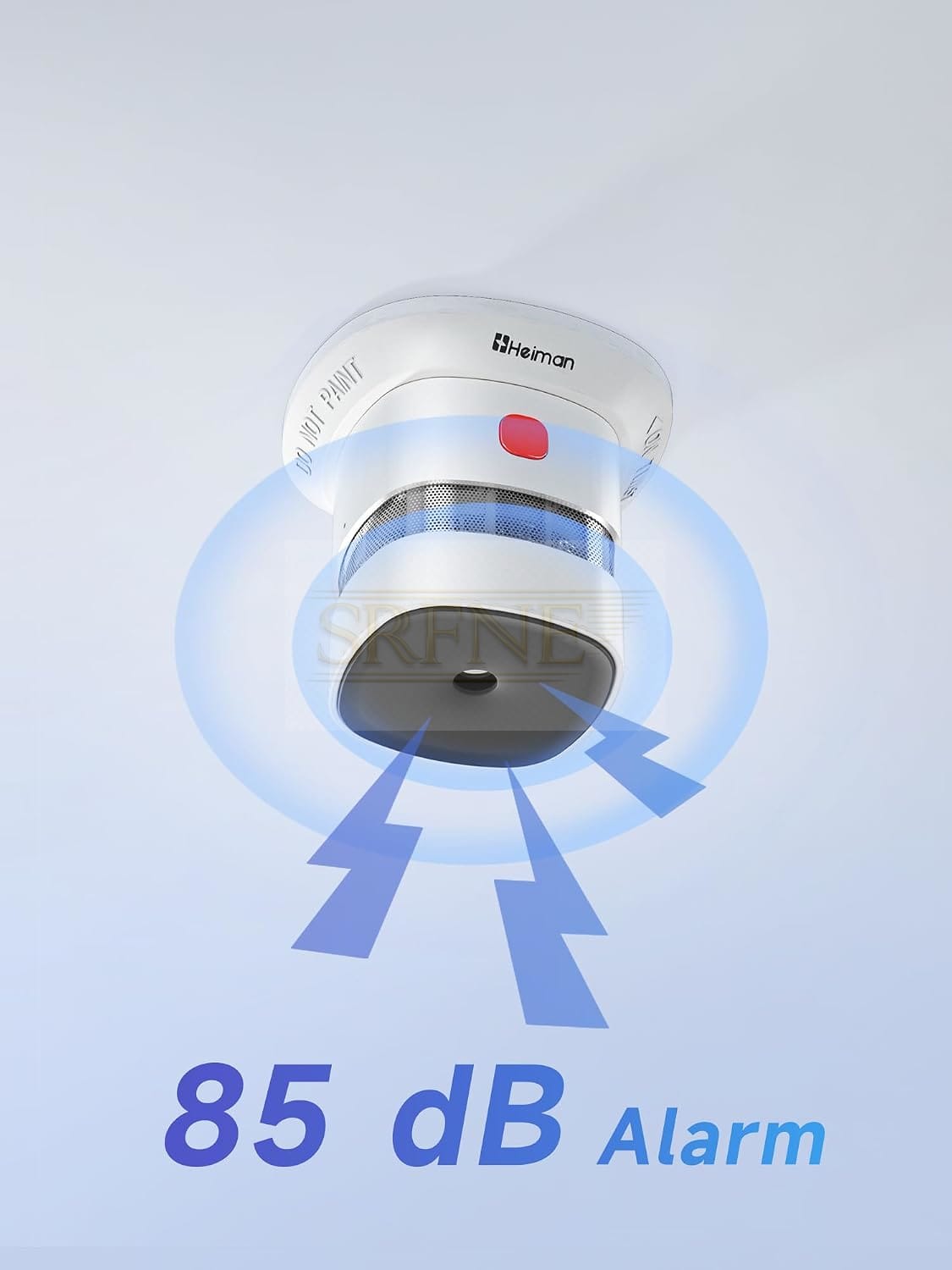 Heiman Mini Smoke Detector, 10 Years Battery Life (Battery Included), Reddot Award, CE Certified, World Photoelectric Smoke Detector for HomeShopCompanySchool-hs1sa
