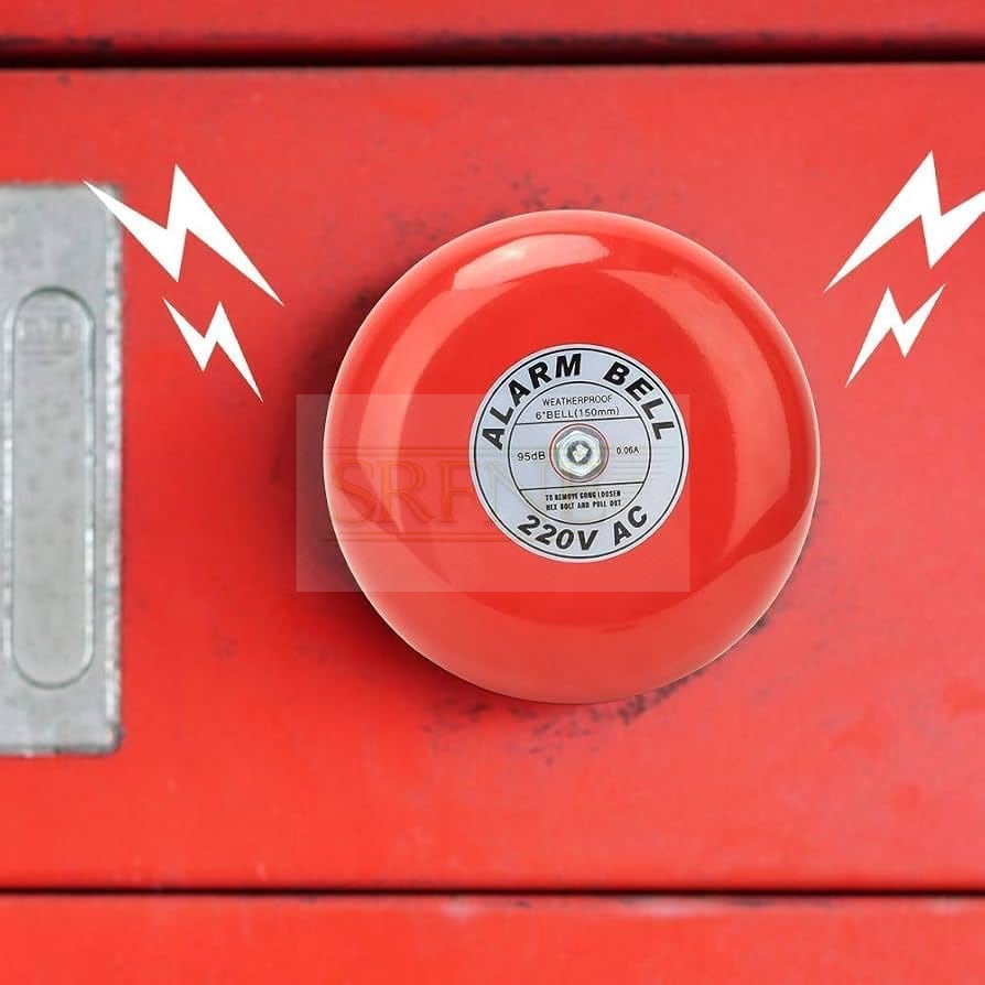 AspidaWorks® Wall-Mounted Fire Alarm Bell, 220AC
