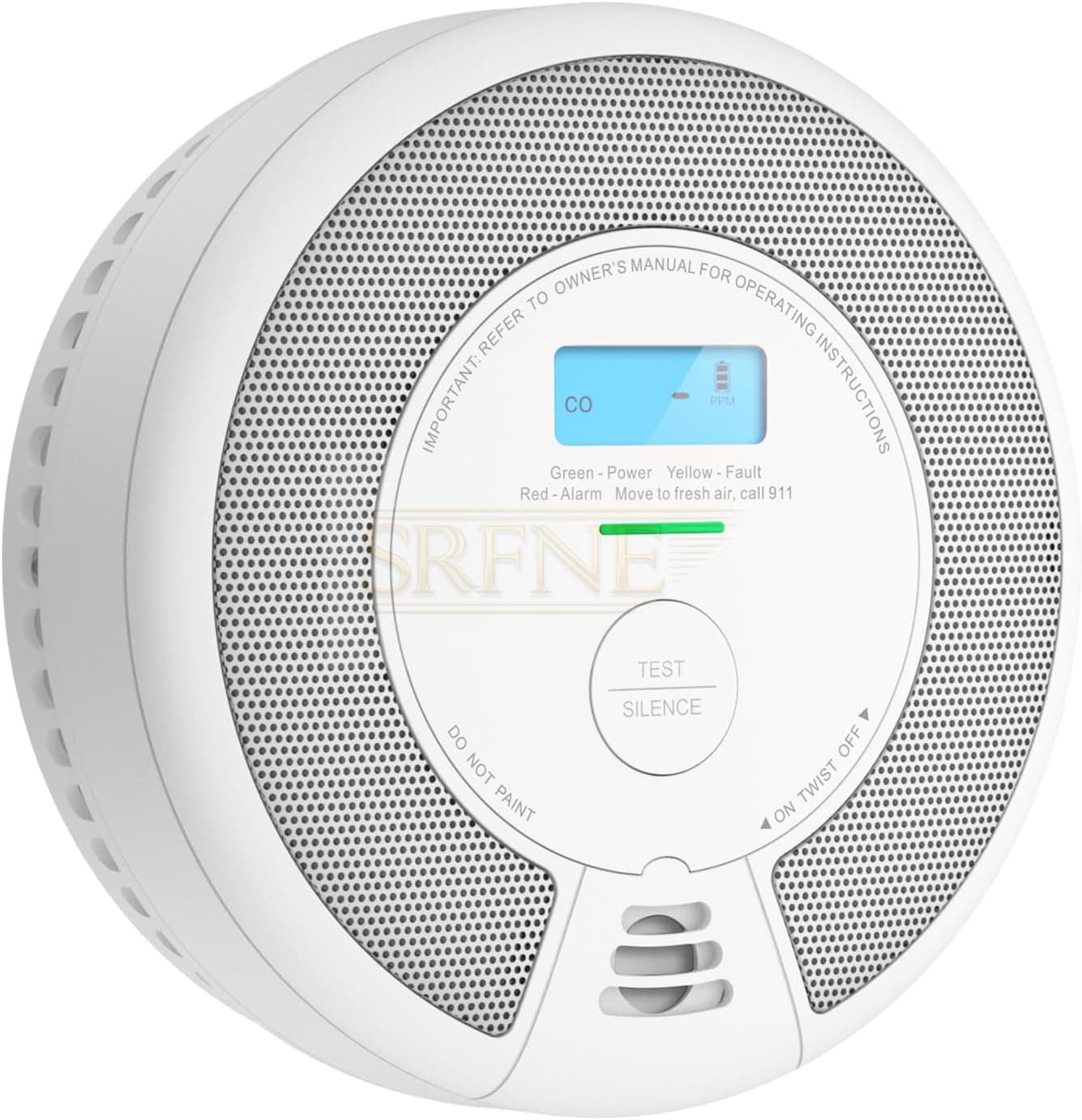 X-Sense SC07 Smoke and Carbon Monoxide Alarm, 4.5 W, 3 V, White, 1-Pack (Standalone Model)