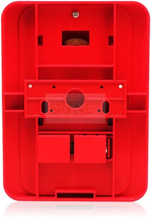 AspidaWorks® Fire Alarm Siren Security Horn Buzzer, Sound and Light Warning Strobe