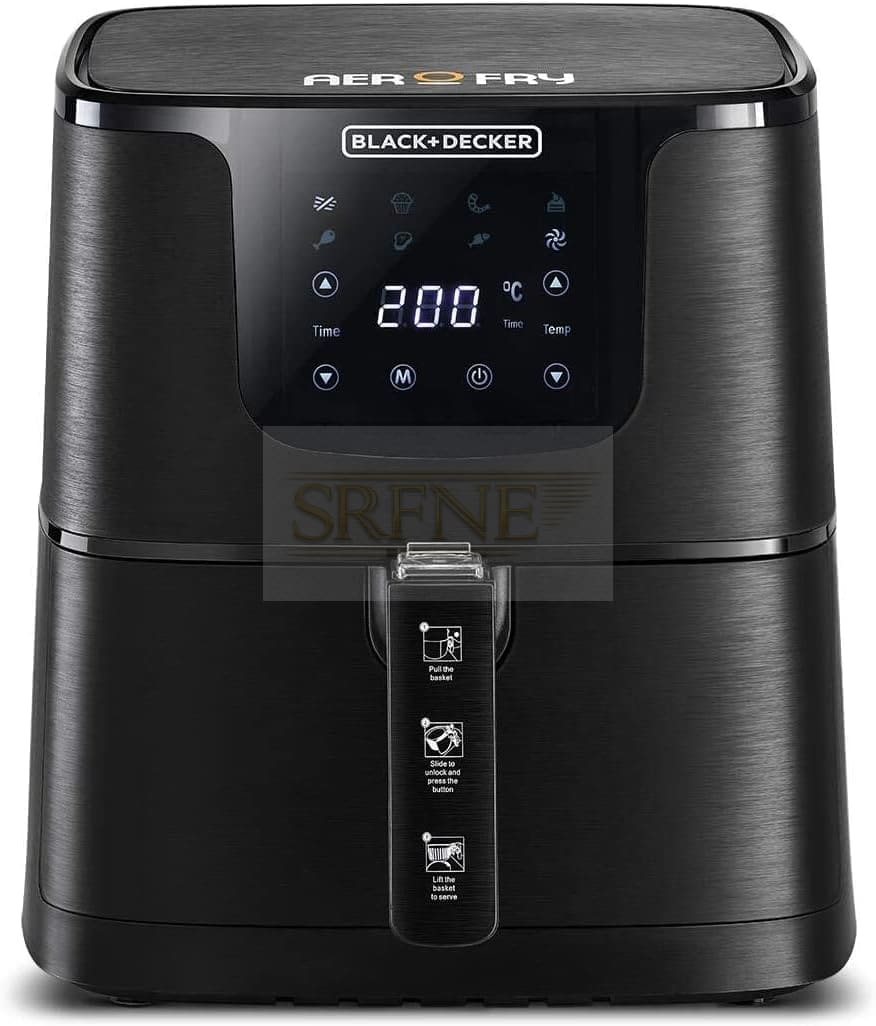 Black & Decker AF700 Digital Air Fryer, 4.3L, Black