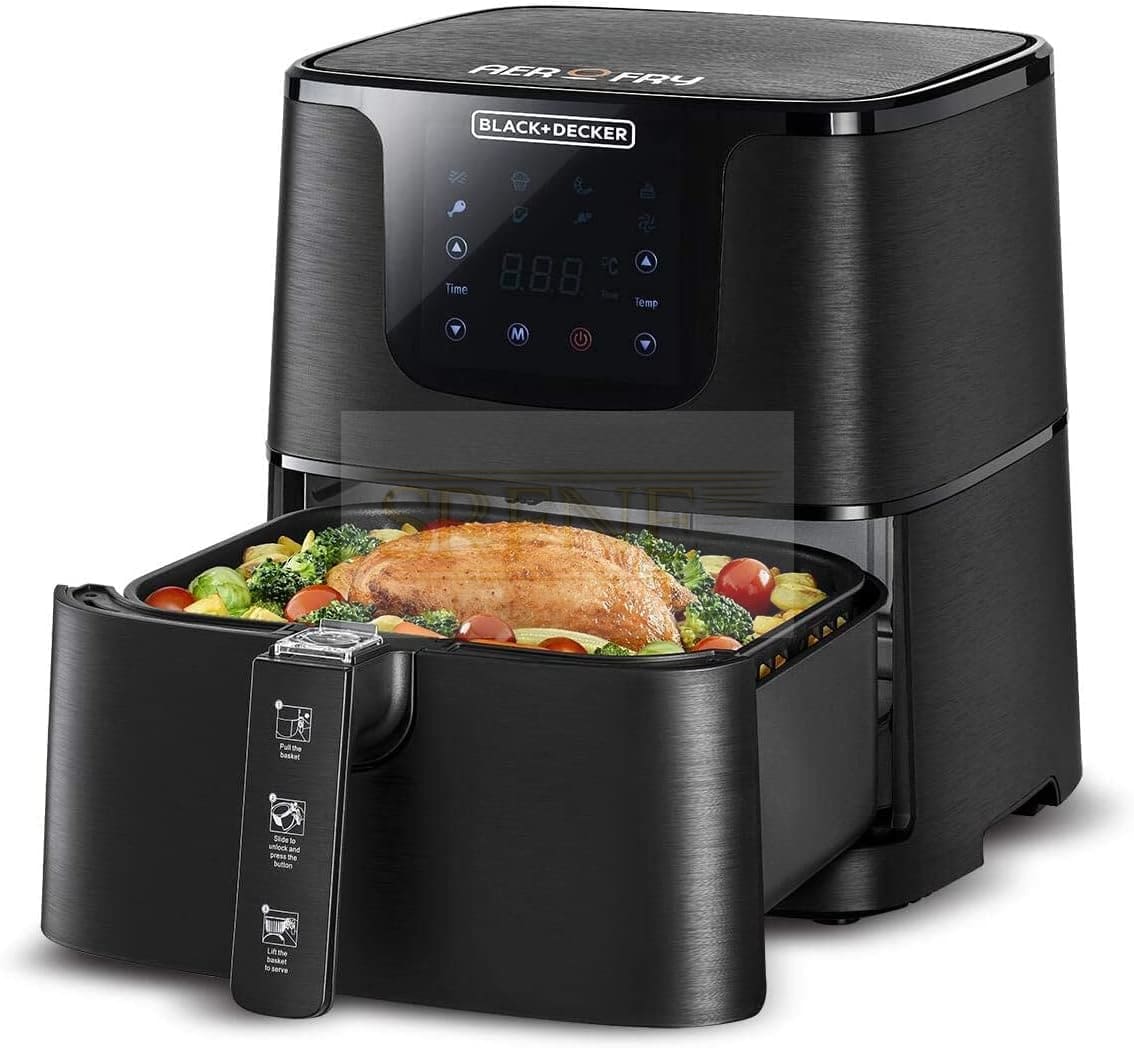 Black & Decker AF700 Digital Air Fryer, 4.3L, Black