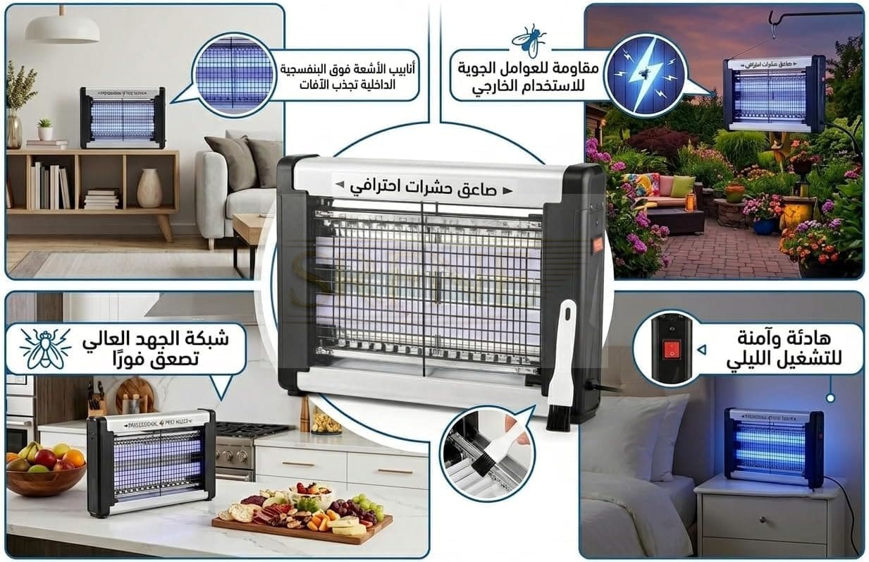 Electric Mosquito Killer – Efficient Mosquito Killer & Flying Insect Killer – Energy Saving & Easy to Use (4, W)