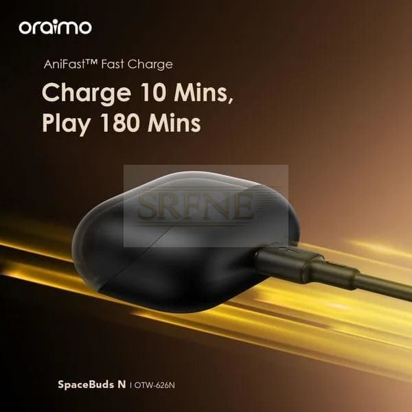 oraimo SpaceBuds N OTW-626N, 4 Mics with Advanced ANC, Bluetooth V5.4