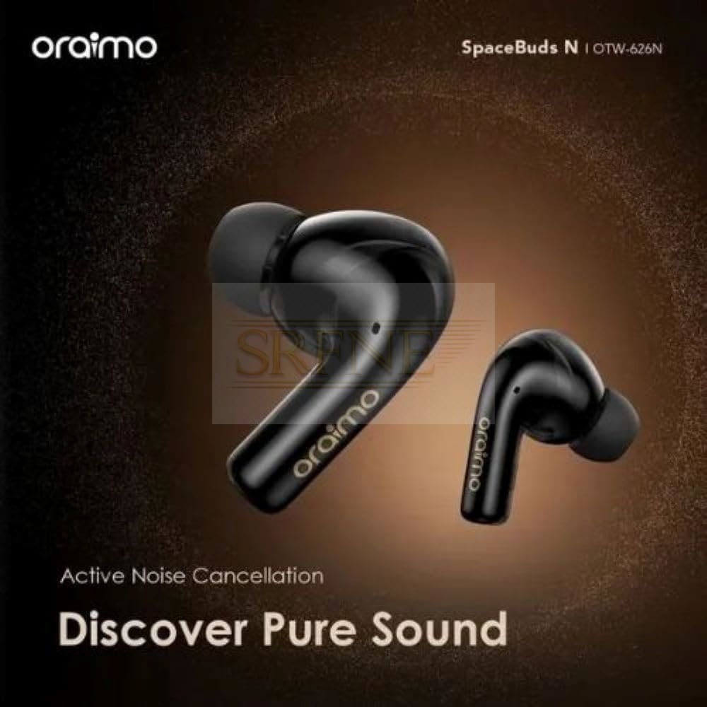 oraimo SpaceBuds N OTW-626N, 4 Mics with Advanced ANC, Bluetooth V5.4