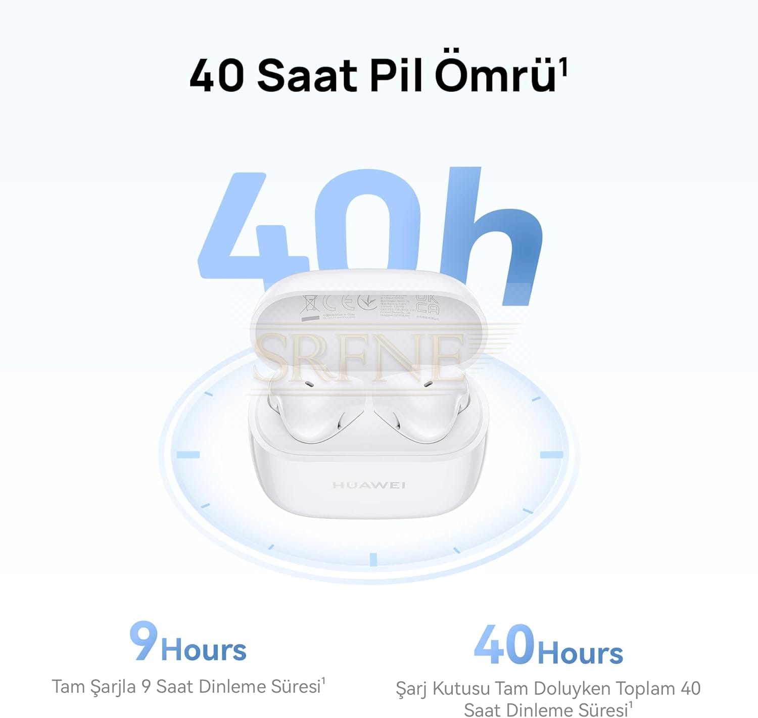 HUAWEI FreeBuds SE 2, 40-Hour Battery Life, Compact and Comfortable to Grip, 3 Hours of Music Playback on a 10-Minute Charge, IP54 Dust & Splash Resistance, Robust Bluetooth 5.3 Connections