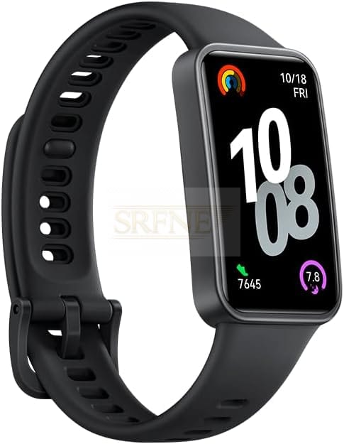 HUAWEI Band 10 Smart Watch, Metallic Design and Comfortable Wearing, Pro-level Sleep Analysis, Emotional Health Aid, 100 Workout Modes, Robust Battery Life, IOS and Android, Black