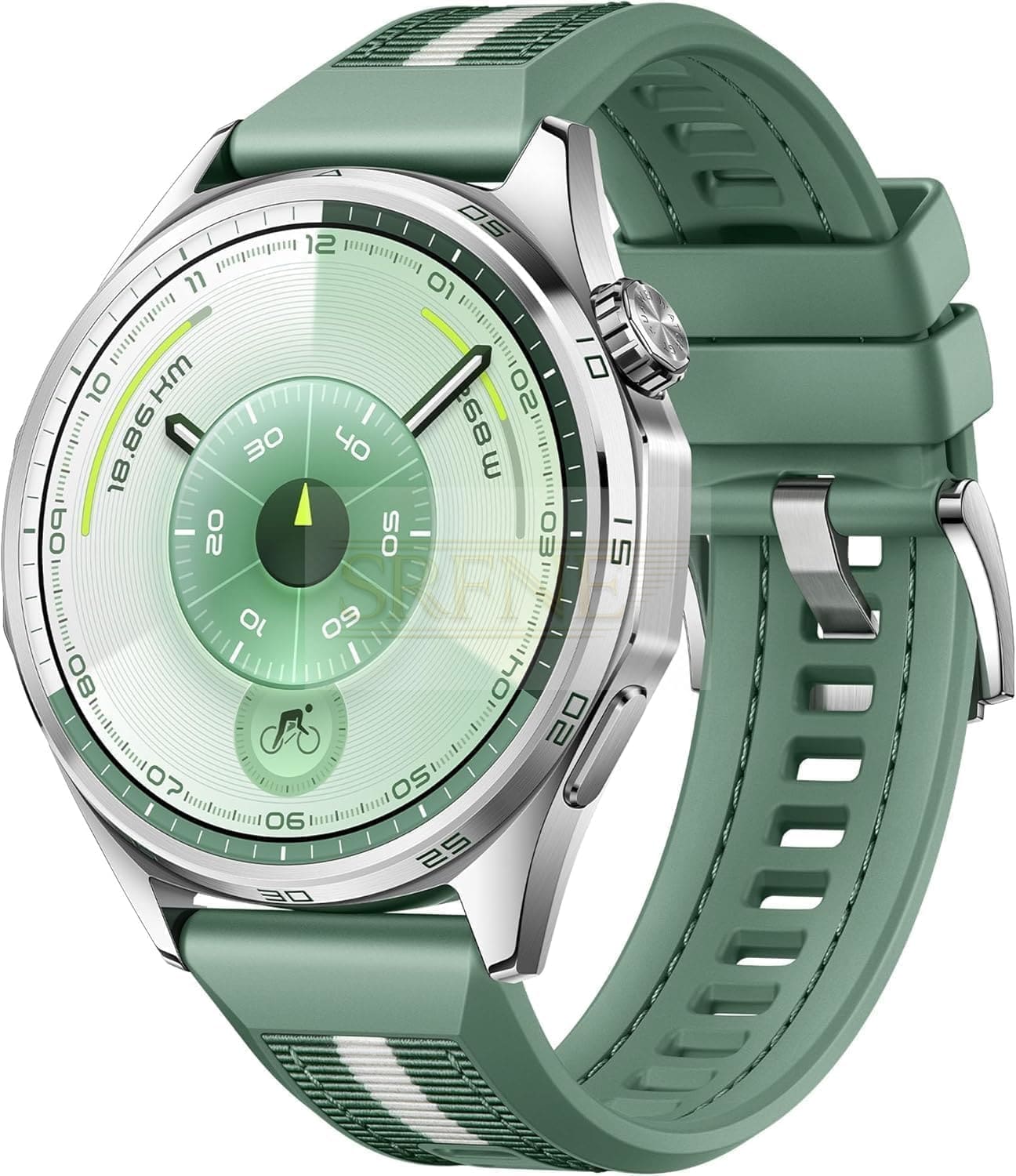 HUAWEI WATCH GT 6 GPS 46mm Smart Watch, 1.47”AMOLED Touchscreen, up to 21 days battery life, Cycling,100+ Sports Mode, iOS & Android, All-day Health Monitoring, Emotional Wellbeing, Green