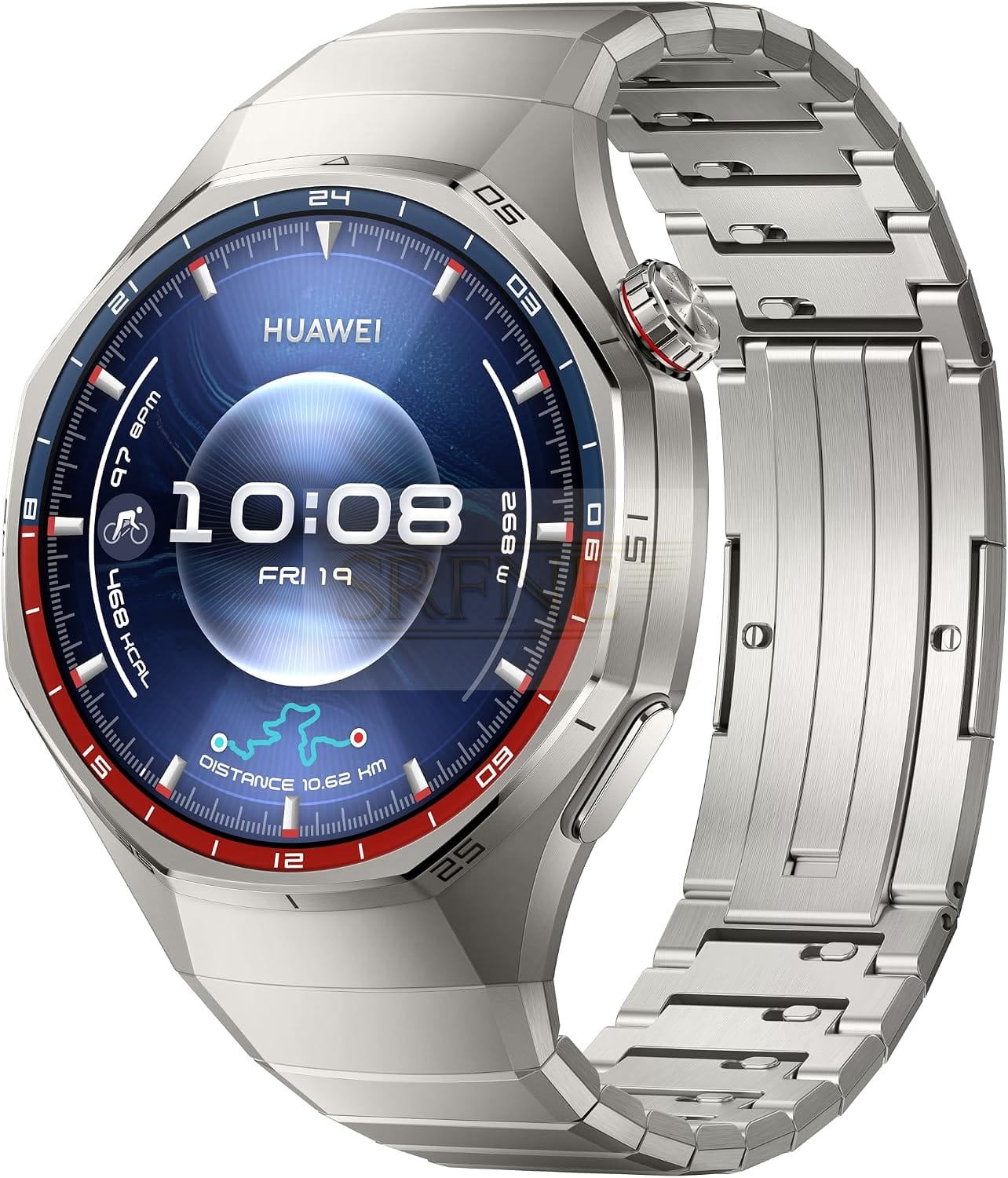 Huawei Watch GT 6 Pro Atum-B29M Smart Watch, 46mm, Titanium – 1 Year Warranty