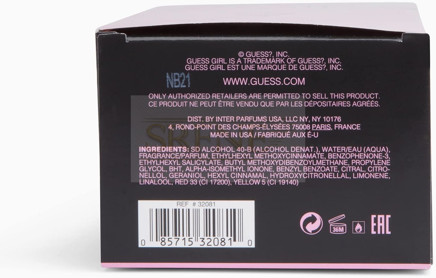 GUESS GIRL 100ML EDT CODE