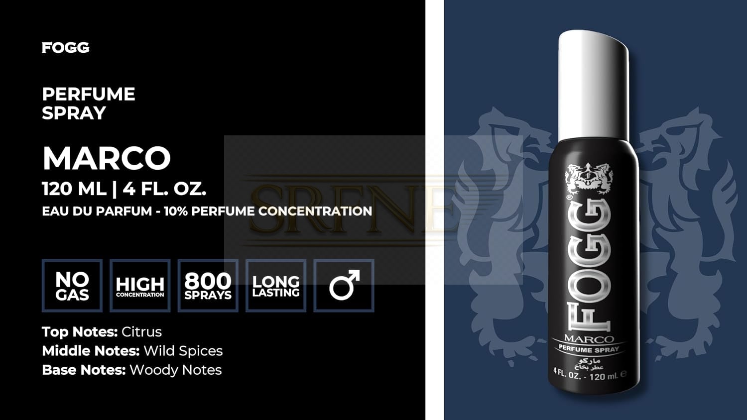 FOGG Marco Perfume Spray for Men Long Lasting