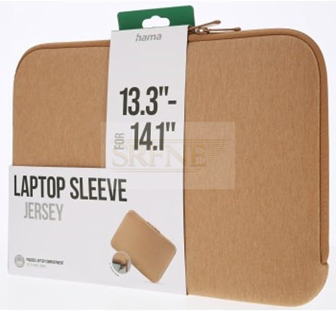 Laptop Bag Jersey Port, 34-36 cm (13.3 Inches – 14.1 Inches), Sand
