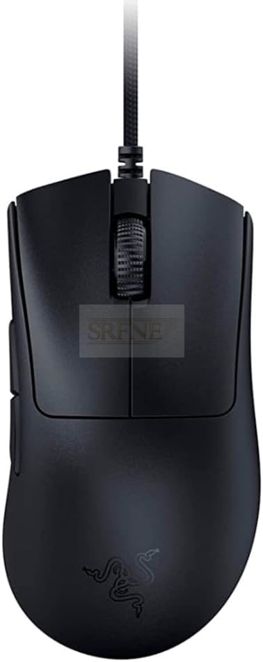 Razer DeathAdder V3 – Ergonomic Esports Mouse (59g Lightweight Design, Ergonomic Form, 30K Optical Sensor, Optical Mouse Switches Gen-3, 8000Hz HyperPolling Technology, Speedflex Cable) Black