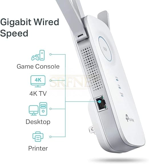 TP-Link AC1750 WiFi Extender (RE450), PCMag Editor’s Choice, Up to 1750Mbps, Dual Band WiFi Repeater, Internet Booster, Extend WiFi Range further