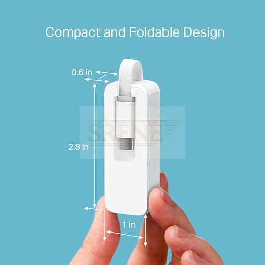 TP-Link UE300C USB Type-C to RJ45 Gigabit Ethernet Network Adapter, USB 3.0 ideal for Ultrabook, Chromebook, Laptop