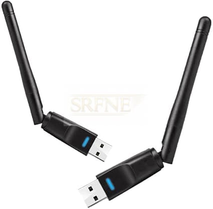 USB WiFi Adapter for PC and Laptop, Wireless Dongle with Rotatable Antenna