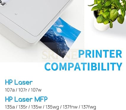 Veson 106A Toner Compatible with HP 106A Toner W1106A for Laser MFP 135wg 137fwg 135w 137fnw 135r 135a Laser 107w 107a 107r Printer Cartridge (Black)