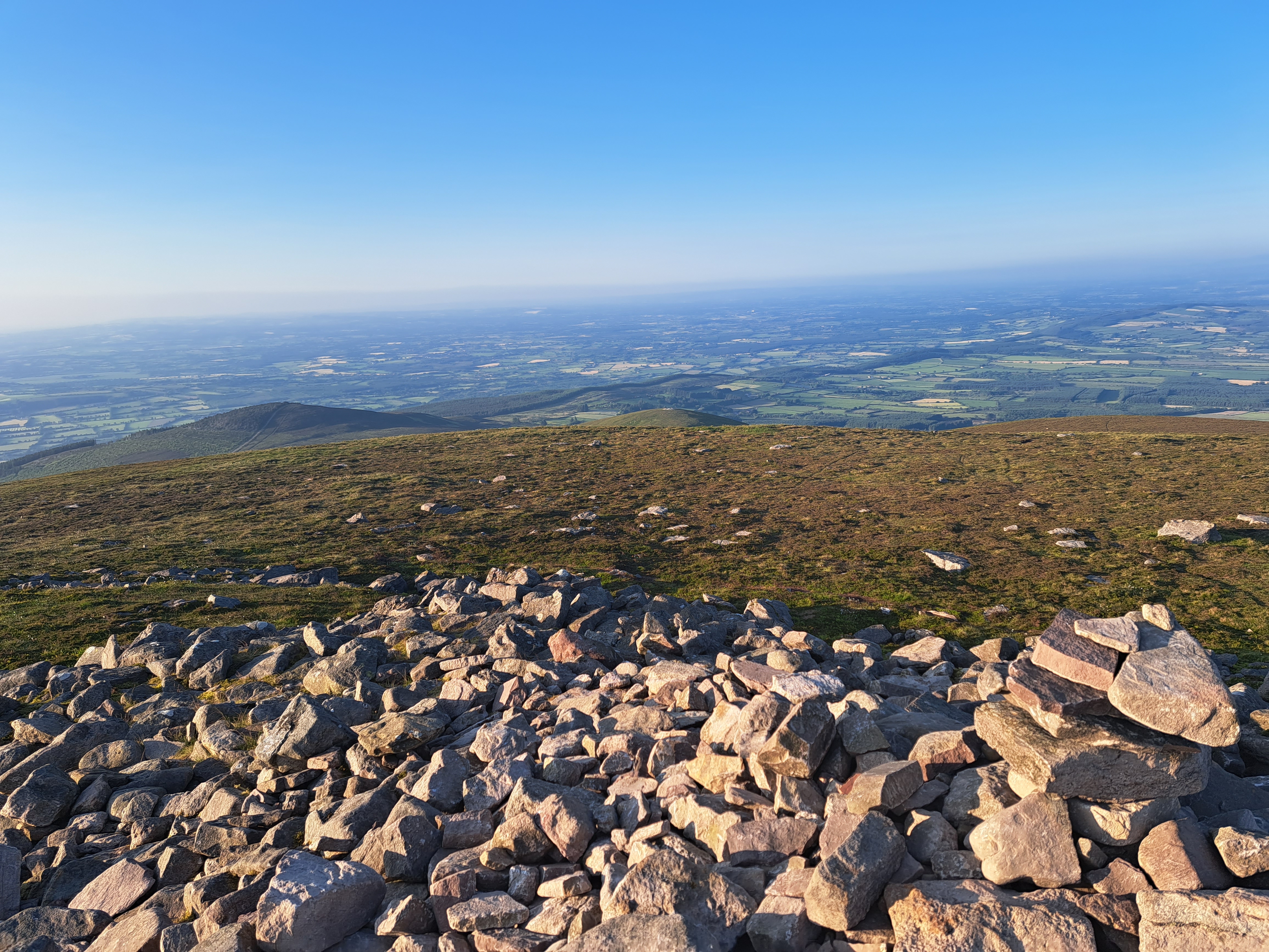Slievenamon summit view