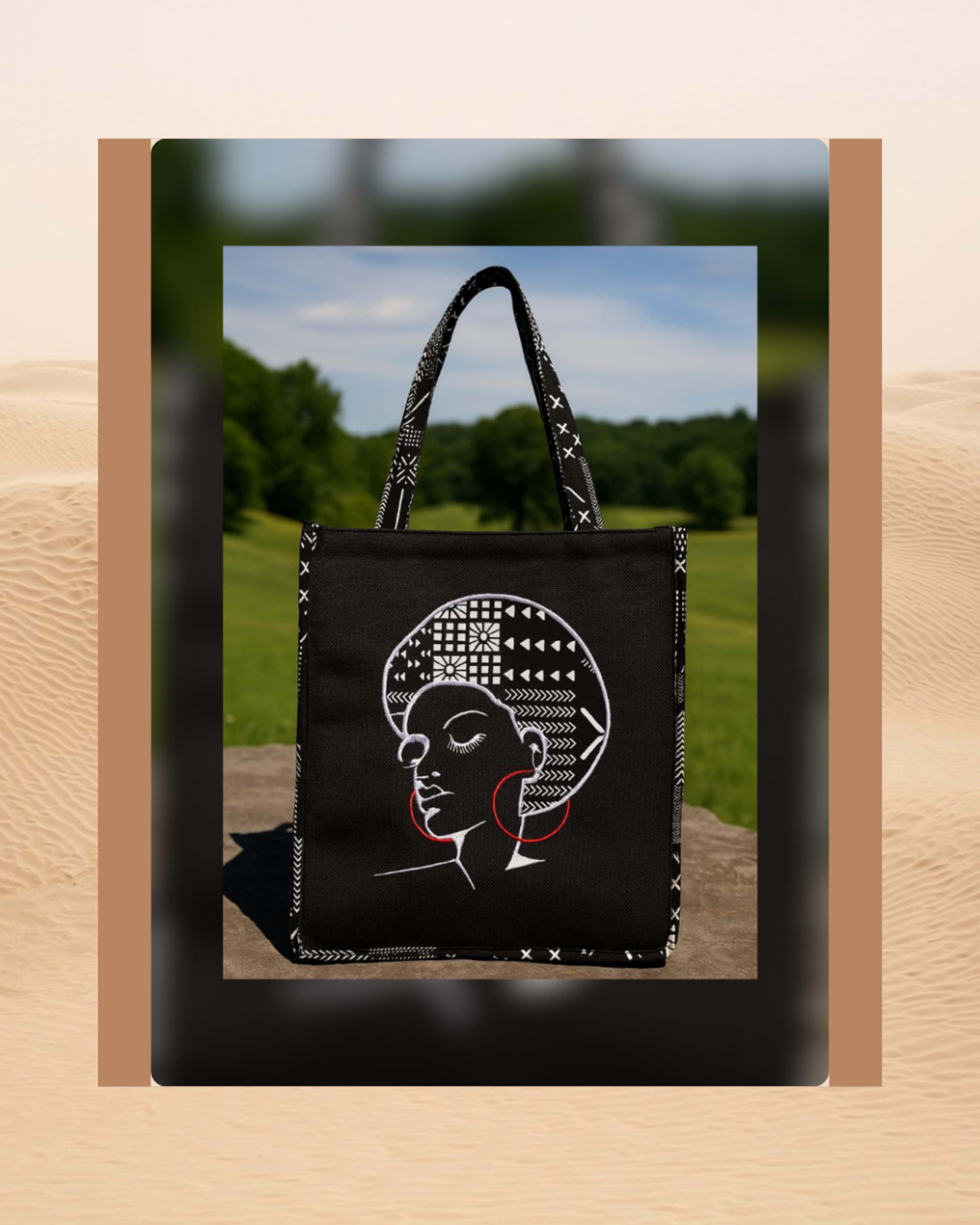 African Zuri Tote Bag