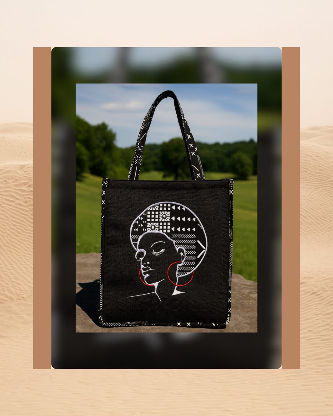 Main image for African Zuri Tote Bag