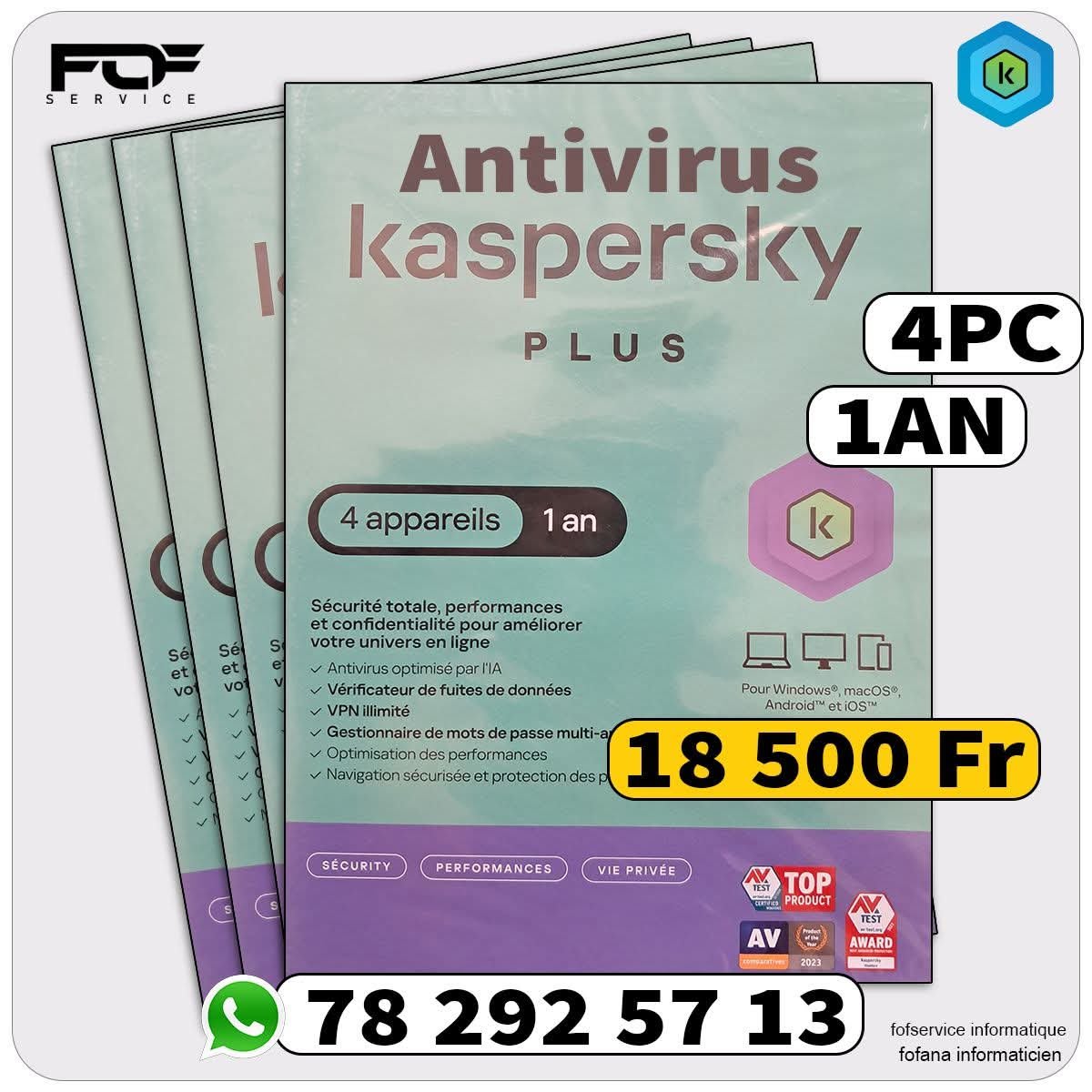 Antivirus Kaspersky Standard 4PC 1an 