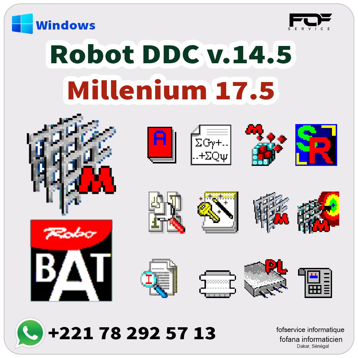 installation Robot DDC et Millennium dakar