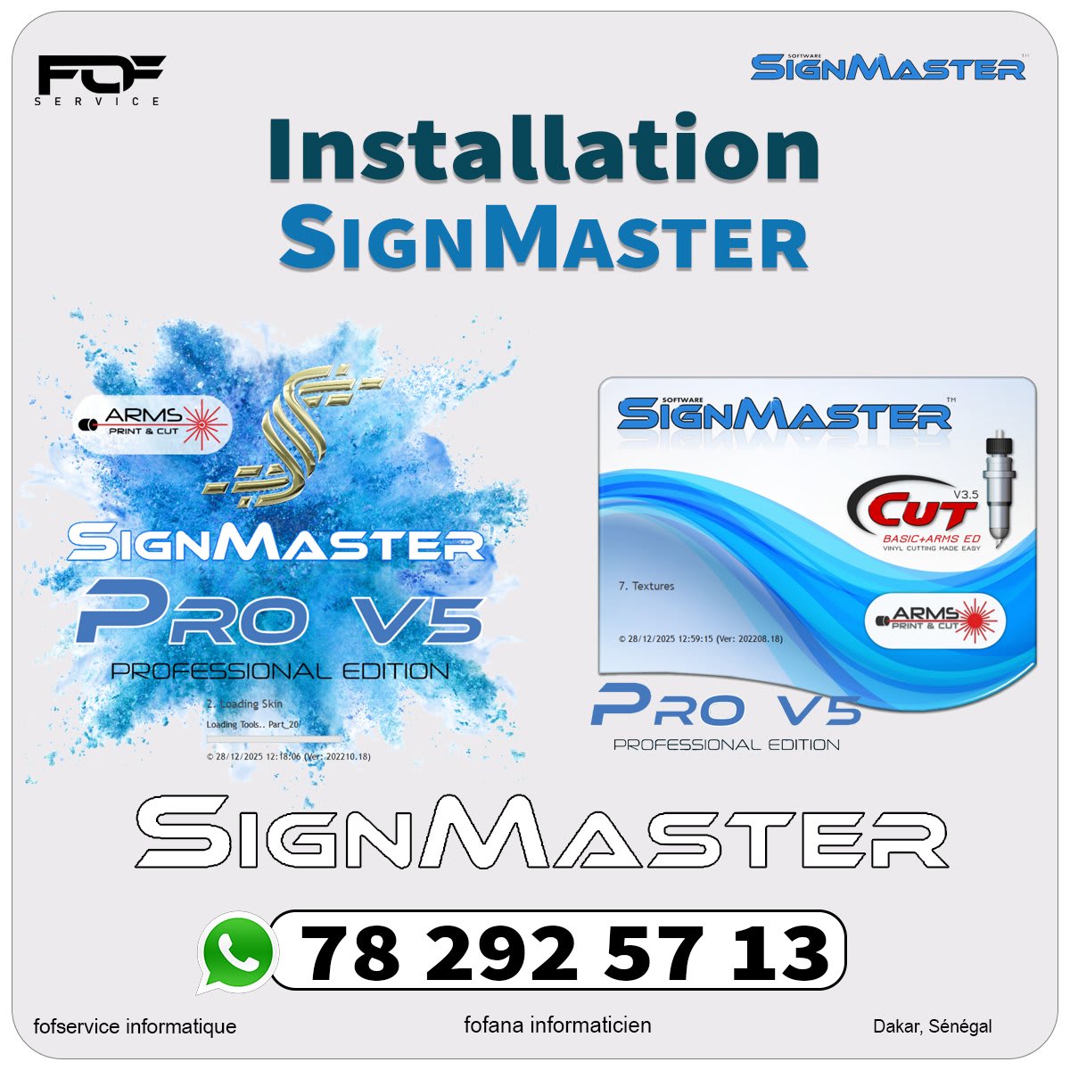  Installation de SignMaster Pro