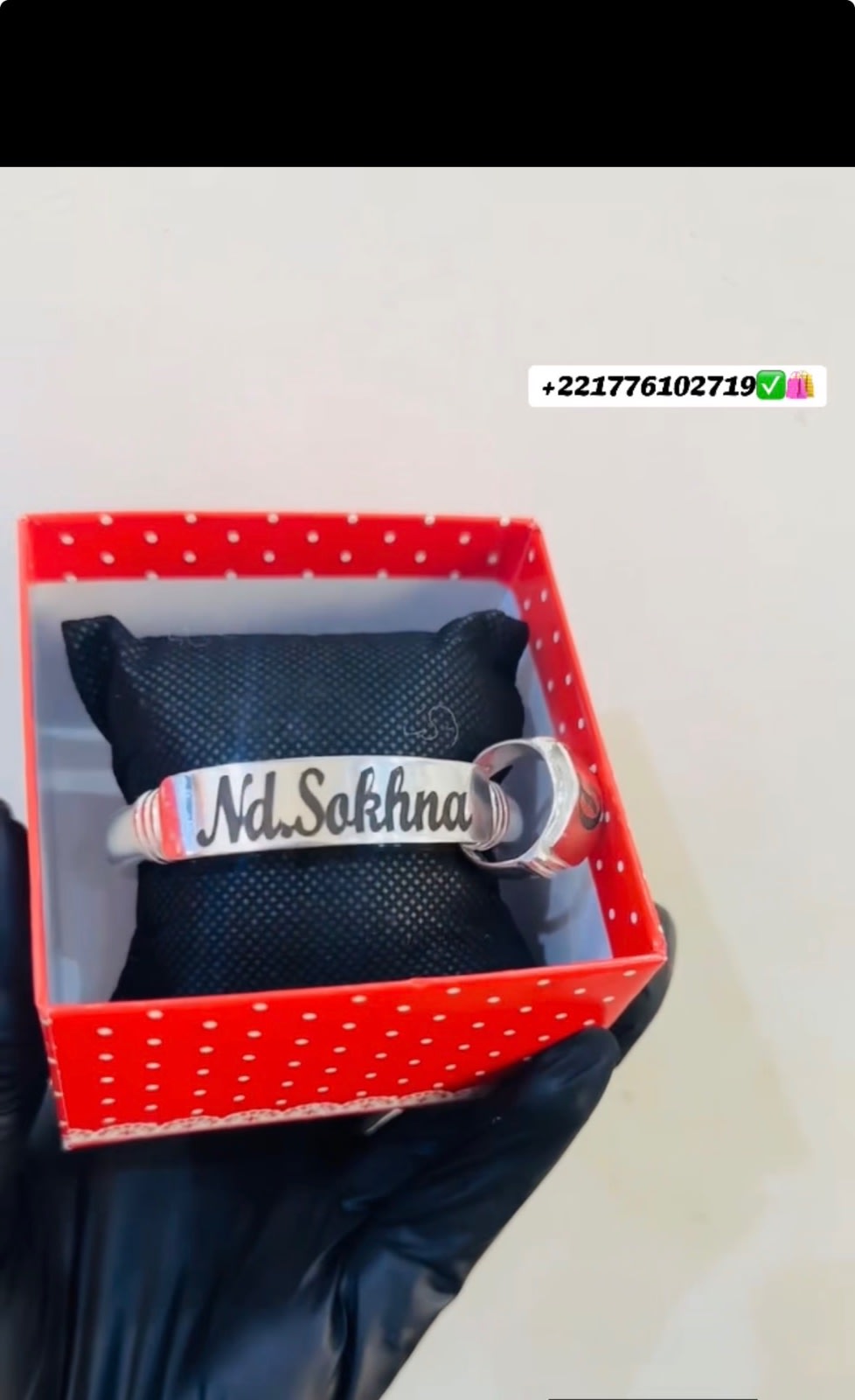 Bracelet en argent pur 
