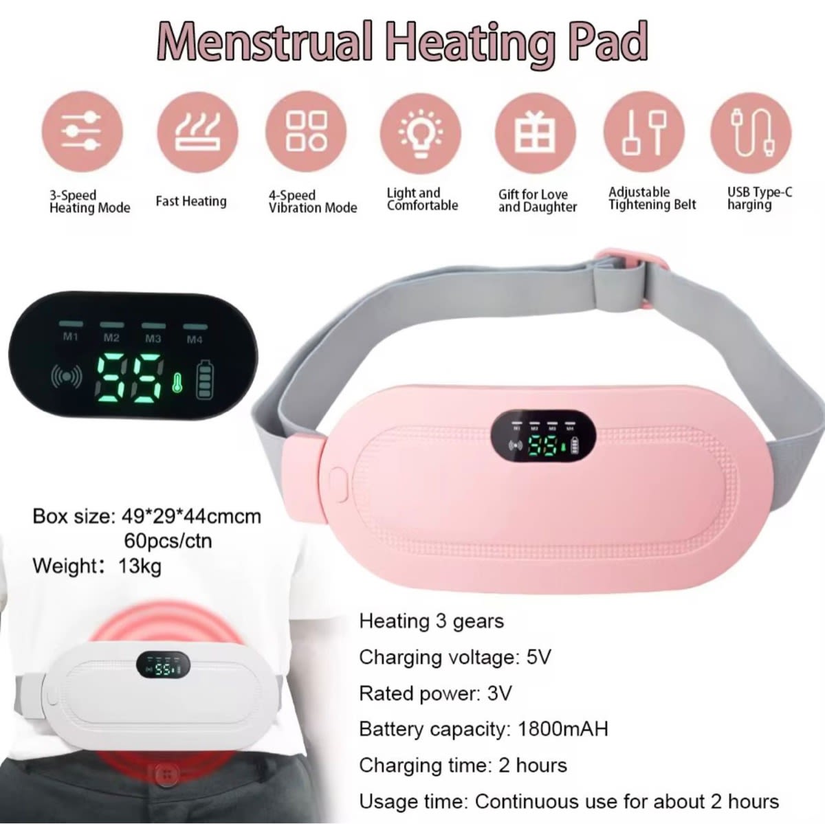 ceinture chauffante menstruelle pour régle douloureuse — photo 1