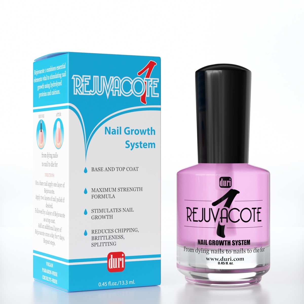 Système de croissance des ongles Duri Rejuvacote  Format : 17 g.