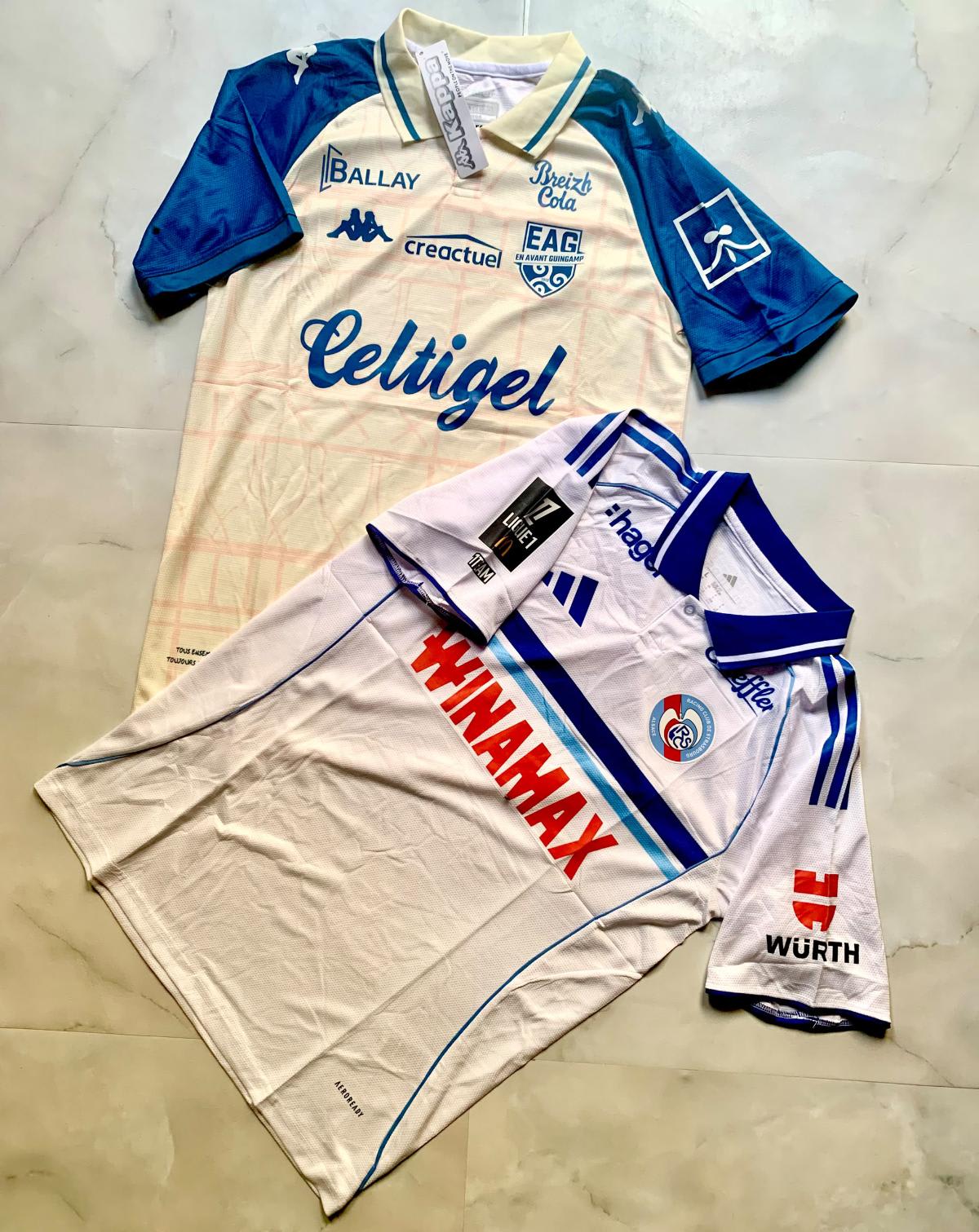 Maillots Strasbourg & Guingamp 2026 Disponible  — photo 1