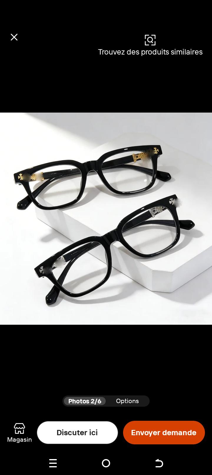 Lunettes Chrome hearts 