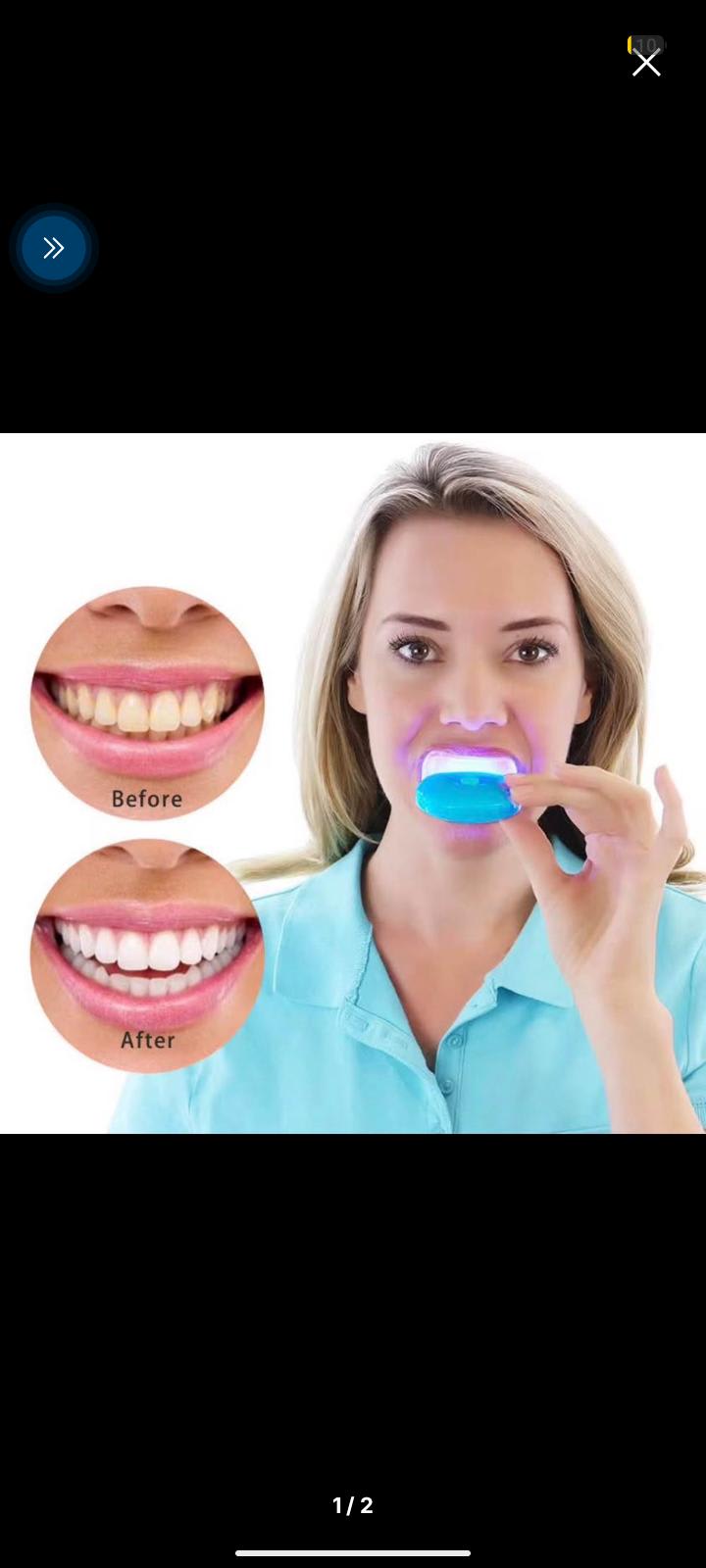 Éclairage de dents