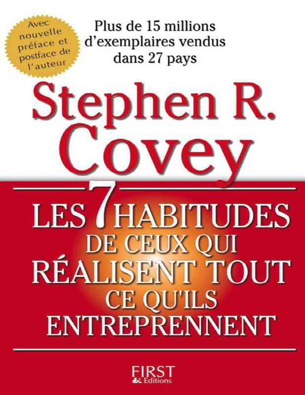 Livre : Les 7 Habitudes De Ceux Qui Réalise Tout Ce Qu'ils Entreprennent  — photo 1
