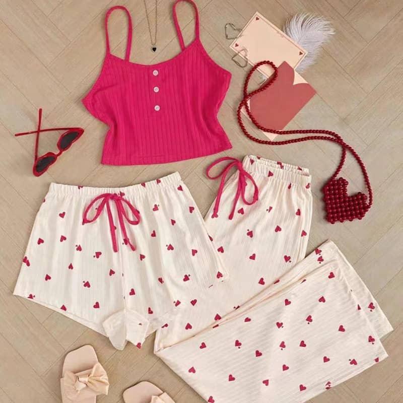 Ensemble Pyjama 3 Pièces Disponible 